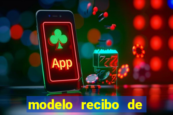 modelo recibo de pagamento autonomo