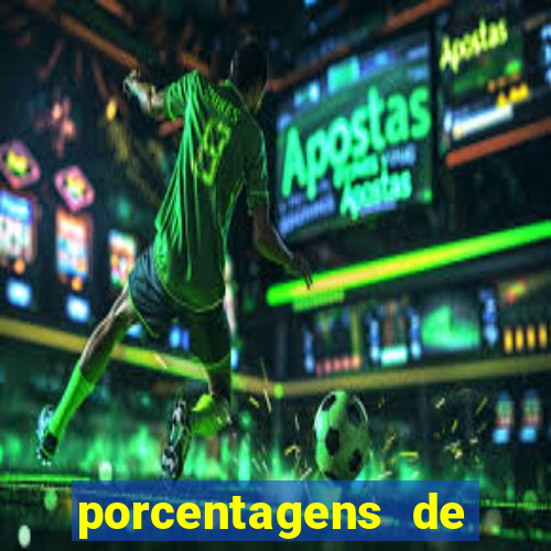 porcentagens de jogos pagantes