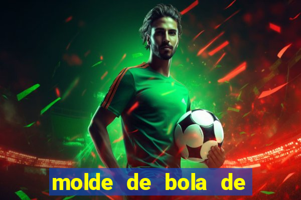 molde de bola de futebol para imprimir