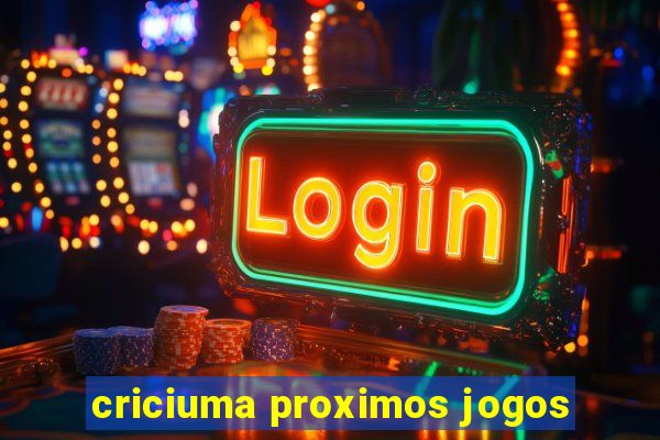 criciuma proximos jogos