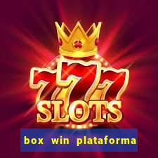 box win plataforma de jogos