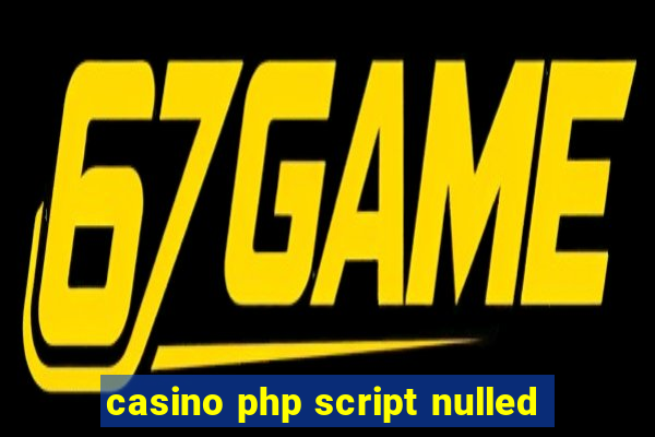 casino php script nulled