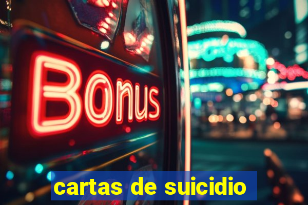 cartas de suicidio