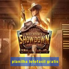 planilha lotofacil gratis